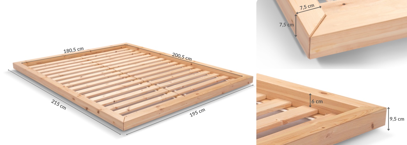 Abmessungen Bett Futon Zen