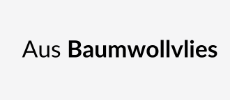 Aus Baumwollvlies