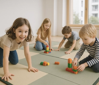 Bodenmatte für Kinder – ein Blick nach Osten