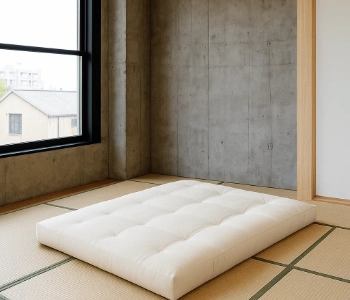 Futon im Mittelpunkt – wie richtet man ein Zuhause rund um die Matratze ein?