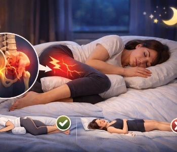 Wie schläft man bei Ischias, damit der Schmerz nachts nicht ständig weckt?