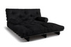 Schlafsofa 160x200 - Slim Basic Black - Pascall Futon Schwarz