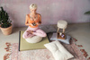 Meditationskissen Zafu - 25x50cm - Pascall Tauben-Glow