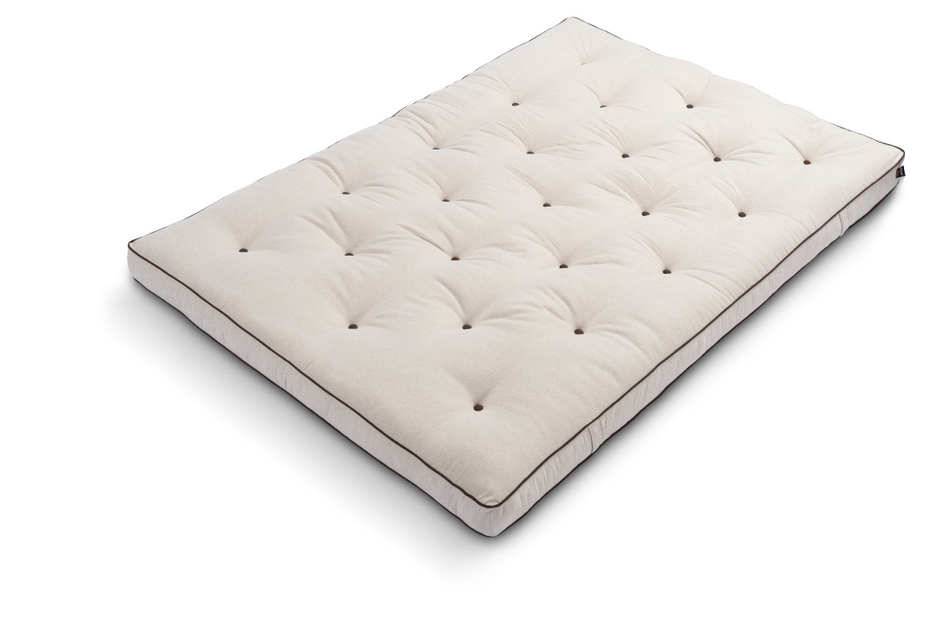 Matratze Futon 140x200 - Pascall Slim Natural Kedro Leinen
