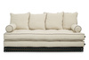 Ecksofa Tatami Medium Natural Kedro 80x200 - Pascall Futon Leinen
