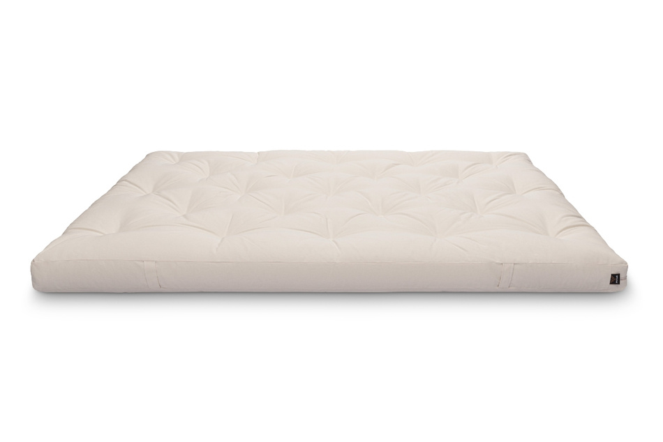 Matratze Futon 140x200 - Pascall Slim Natural Ecru