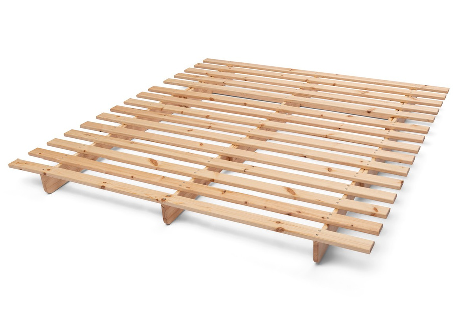 Schlafsofa 160x200 - Slim Exclusive Classic - Pascall Futon Braun