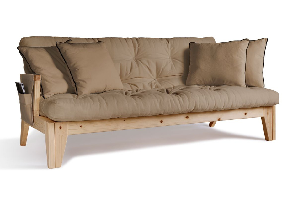 Schlafsofa 200 cm - Sakura - Pascall Futon Beige