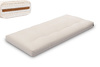 Matratze Futon 90x200 mit Wolle, Latex und Kokos - Pascall Comfort Wool Ecru
