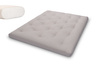 Matratze Futon 160x200 - Pascall Slim Natural Grau