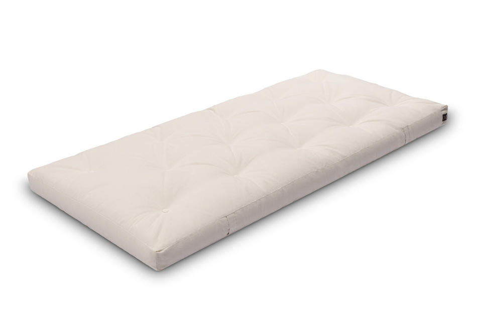 Matratze Futon 90x200 - Pascall Slim Natural Flaschengrün