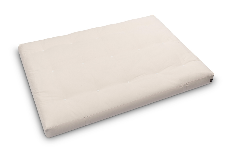 Matratze Futon 140x200 mit Latex - Pascall Medium Duo Latex Ecru