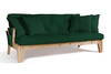 Schlafsofa 200 cm - Sakura - Pascall Futon Flaschengrün