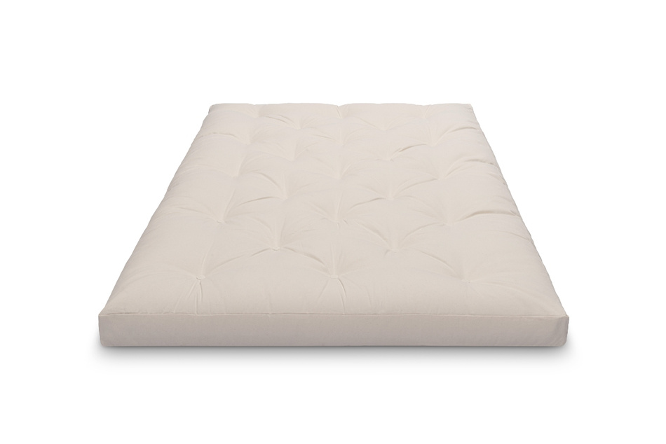 Matratze Futon 120x200 - Pascall Slim Natural Blau