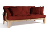 Schlafsofa 200 cm - Sakura - Pascall Futon Ziegelstein