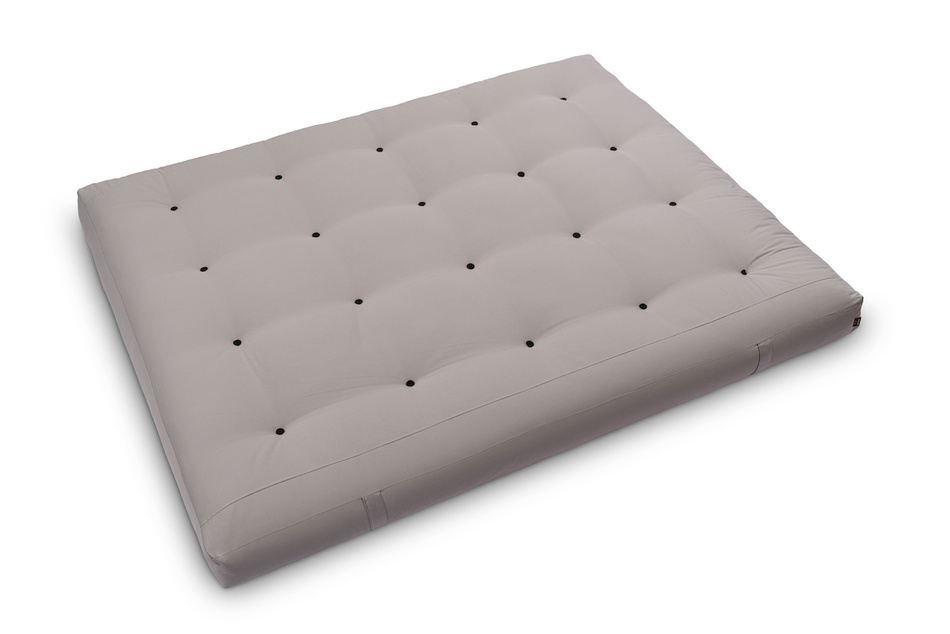 Matratze Futon 160x200 mit Latex - Pascall Medium Duo Latex Grau
