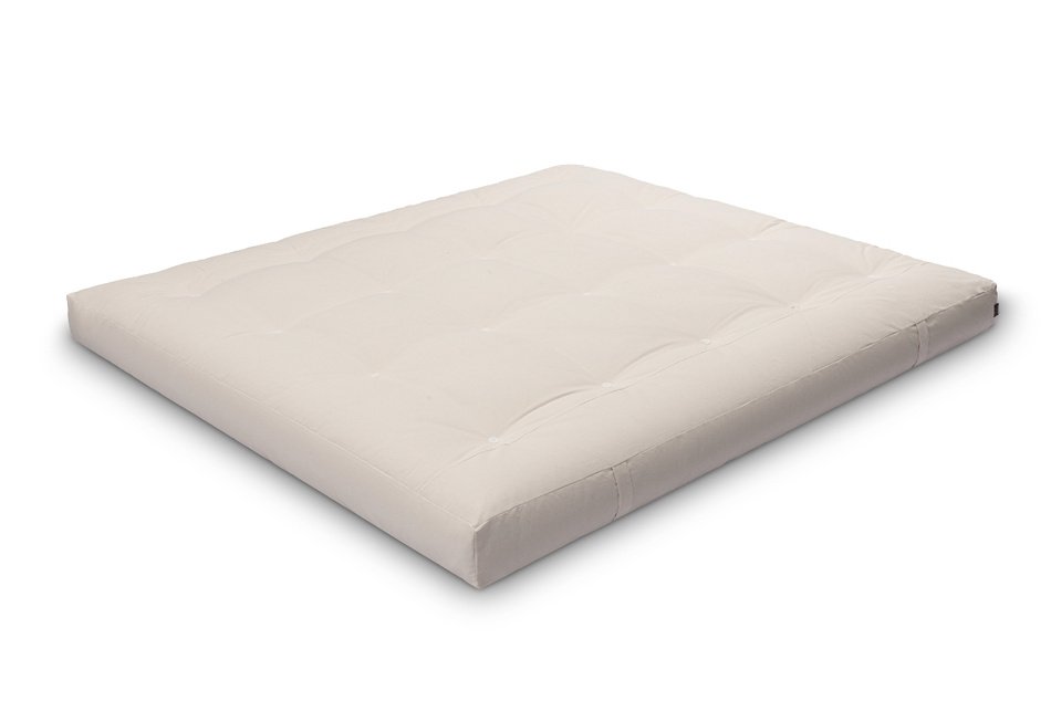 Matratze Futon 180x200 mit Latex - Pascall Medium Latex Ecru