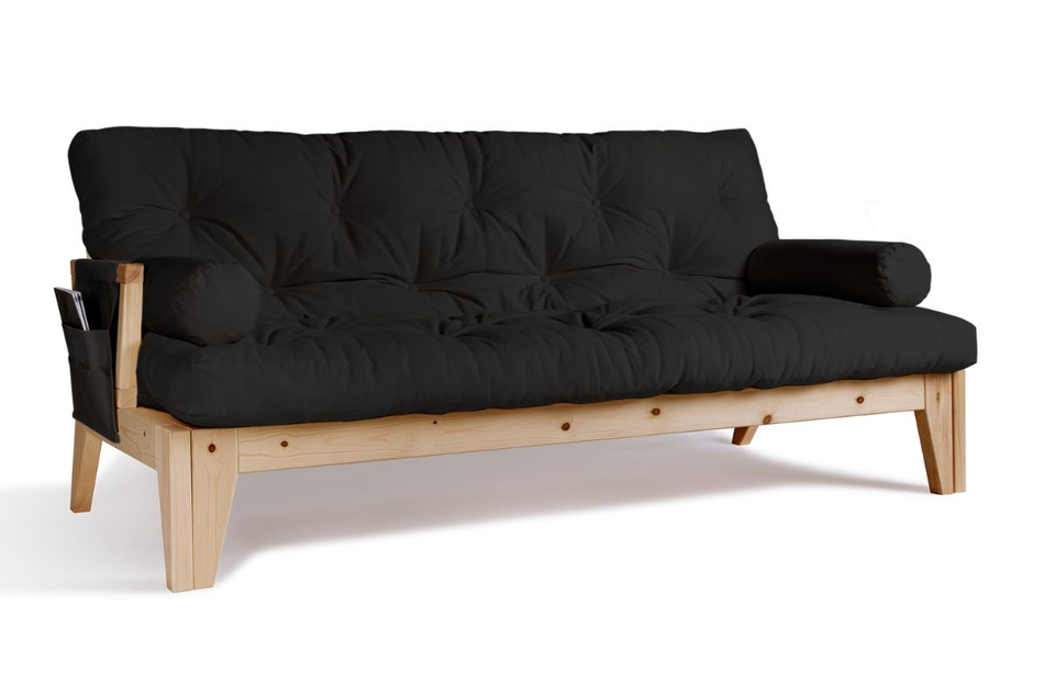 Schlafsofa 200 cm - Sakura - Pascall Futon Schwarz
