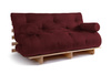 Schlafsofa 160x200 - Slim Basic Classic - Pascall Futon Bordeaux