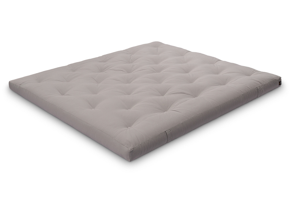 Matratze Futon 180x200 mit Kokos - Pascall Medium Coco Grau