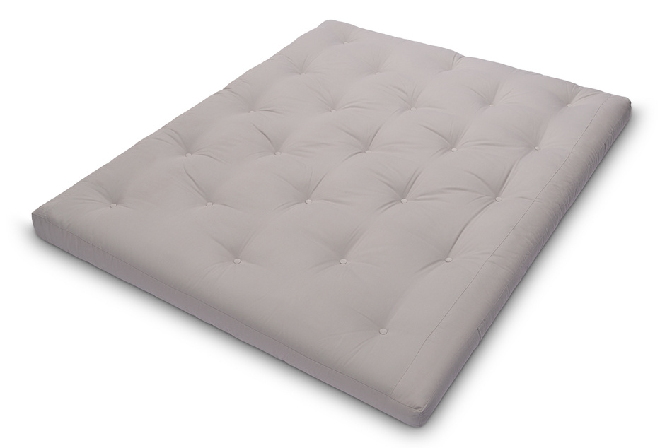 Matratze Futon 160x200 mit Latex - Pascall Slim Latex Grau