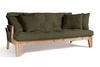 Schlafsofa 200 cm - Sakura - Pascall Futon Khaki
