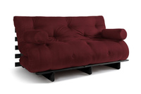 Schlafsofa 160x200 - Slim Comfort Black - Pascall Futon Bordeaux