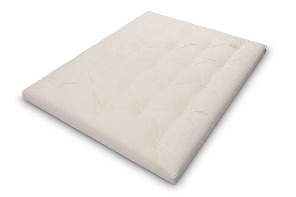Matratze Futon 160x200 mit Latex - Pascall Slim Latex Flaschengrün