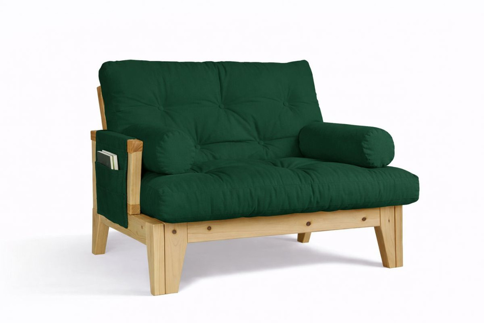 Sessel Sakura - Pascall Futon Flaschengrün