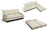 Ecksofa Tatami Medium Duo Latex Kedro 90x200 - Pascall Futon Leinen