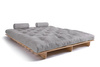 Schlafsofa 180x200 - Slim Comfort Classic - Pascall Futon Tauben-Glow