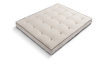 Matratze Futon 200x200 mit Wolle, Latex und Kokos - Pascall Comfort Wool Kedro Leinen