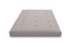 Matratze Futon 140x200 mit Wolle, Latex und Kokos - Pascall Comfort Wool Grau