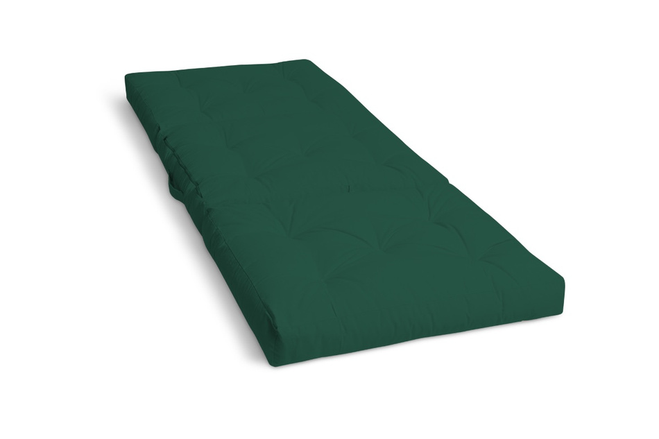 Klappmatratze Futon 90x200 mit Latex - Flex Latex - Pascall Flaschengrün
