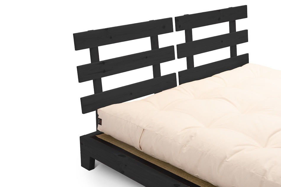 Bett Futon 90x200 - Pascall Aisha Classic Tatami Black