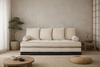Sofa Tatami Medium Natural Kedro 80x200 - Pascall Futon Leinen