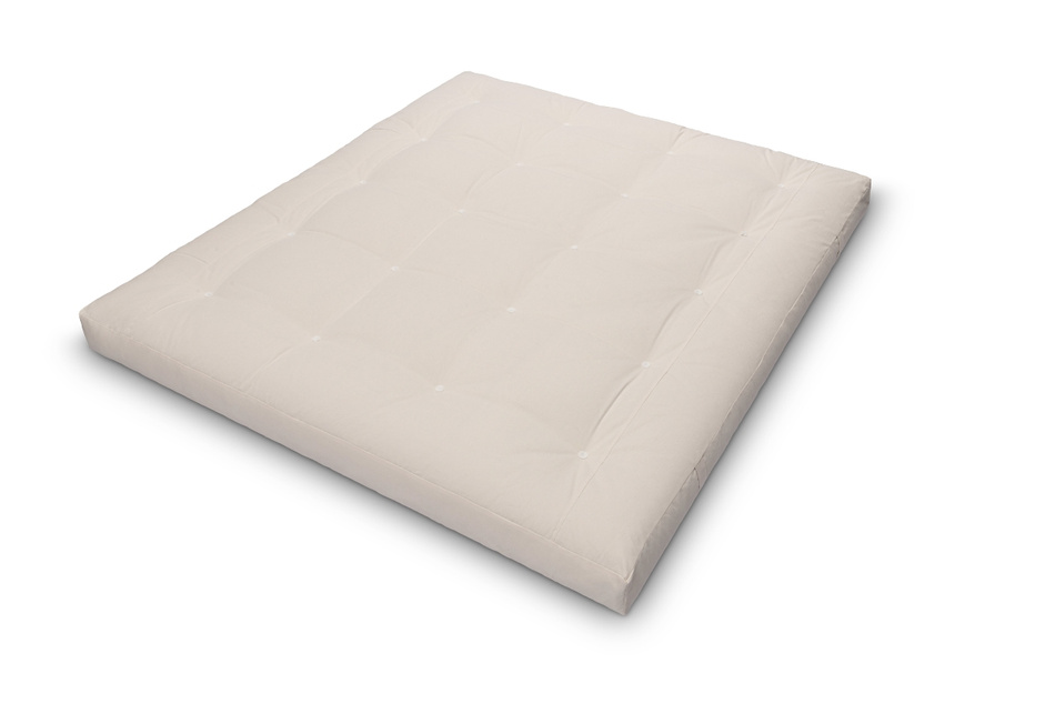Matratze Futon 180x200 mit Latex - Pascall Medium Latex Ecru