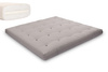 Matratze Futon 200x200 mit Latex - Pascall Medium Latex Grau