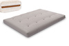 Matratze Futon 140x200 mit Wolle, Latex und Kokos - Pascall Comfort Wool Grau