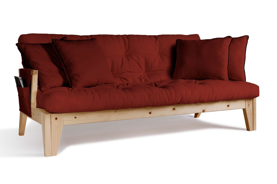Schlafsofa 200 cm - Sakura - Pascall Futon Ziegelstein