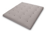 Matratze Futon 180x200 mit Wolle, Latex und Kokos - Pascall Comfort Wool Hard Grau