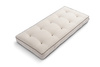 Matratze Futon 90x200 mit Wolle, Latex und Kokos - Pascall Comfort Wool Hard Kedro Leinen