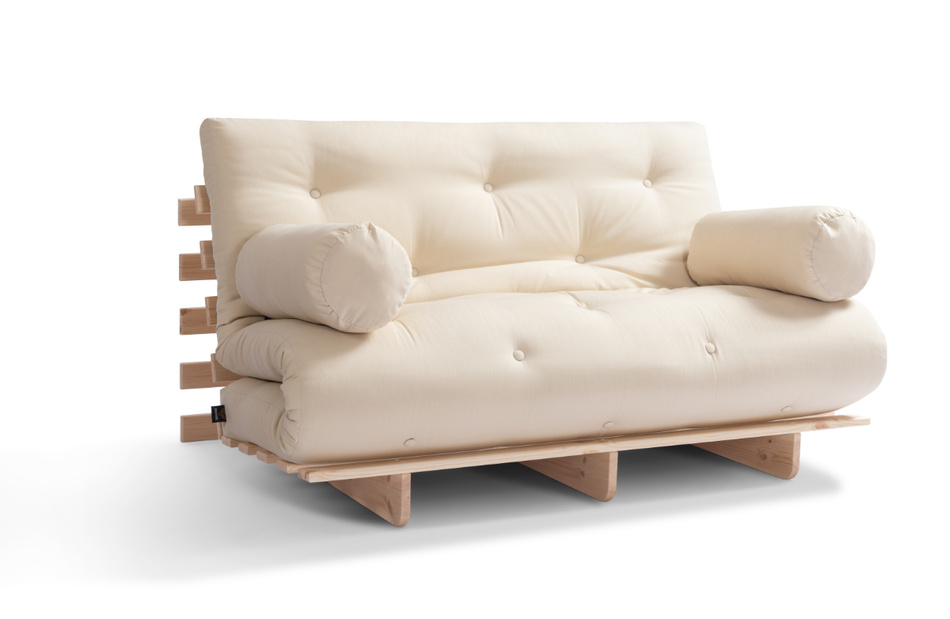 Ausziehbares Gartensofa 140x200 – Freedom Classic – Pascall Futon Beige