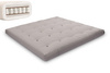 Matratze Futon 200x200 - Pascall Hybrid Pocket H4 Grau