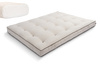 Matratze Futon 160x200 - Pascall Medium Natural Kedro Leinen