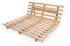 Ausziehbares Gartensofa 160x200 – Freedom Classic – Pascall Futon Piedra