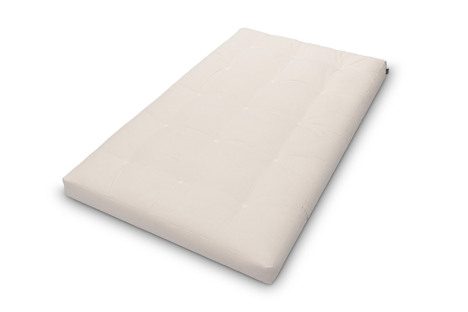 Matratze Futon 120x200 mit Latex-Kokos - Pascall Comfort Relax Hard Ecru