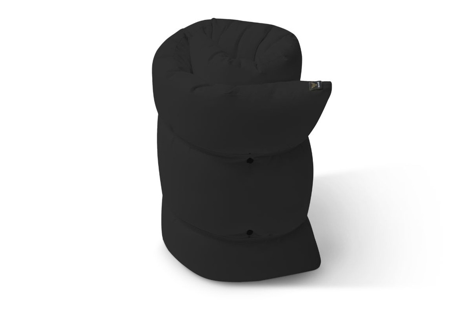 Matratze Futon 120x200 - Pascall Travel Natural Schwarz