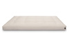 Matratze Futon 120x200 mit Wolle, Latex und Kokos - Pascall Comfort Wool Ecru