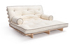Schlafsofa 160x200 - Slim Exclusive Kedro Classic - Pascall Futon Ecru